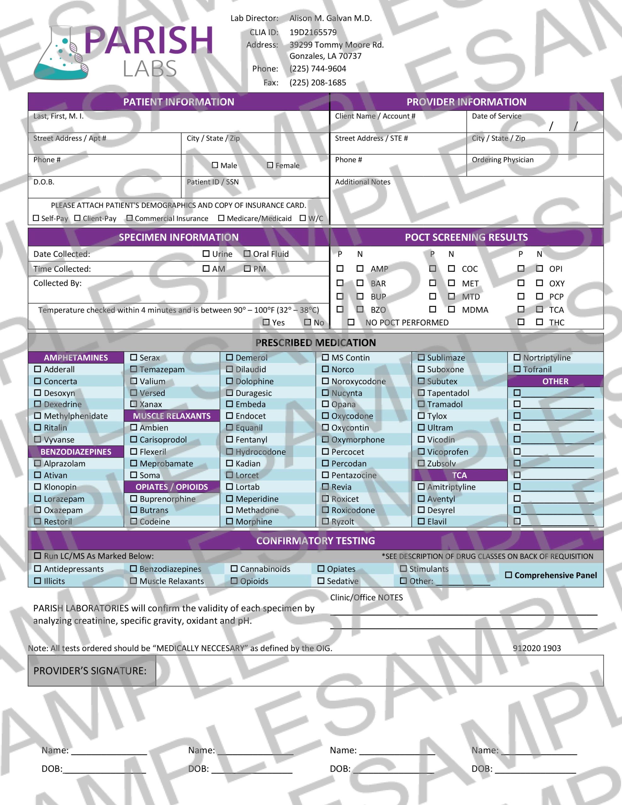 Resinol® Physician Sample Request - ResiCal, Inc.